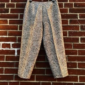 Vintage 90s Allison Taylor Leopard Slacks
